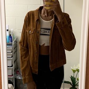 Brown corduroy jacket